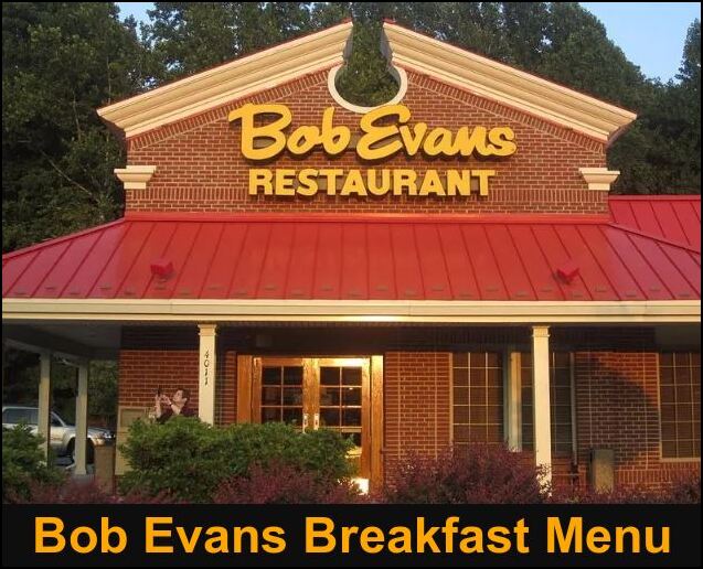 Bob Evans Breakfast Menu