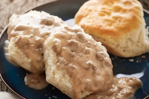 FAMILY SIZE SAUSAGE GRAVY & BISCUITS
