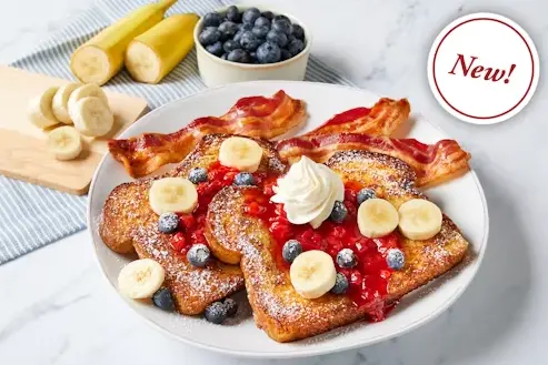 RED, WHITE & BLUEBERRY FRENCH TOAST COMBO
